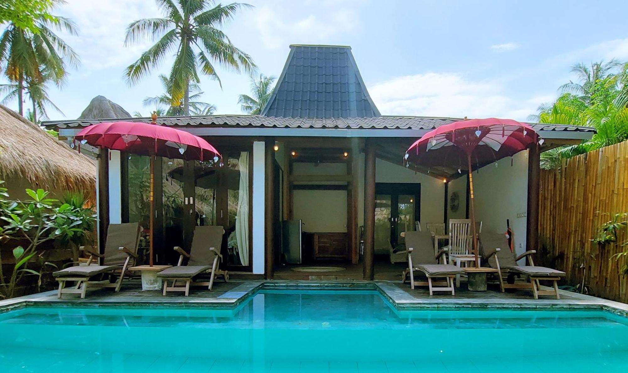 Meno Island Villas Gili Meno Buitenkant foto